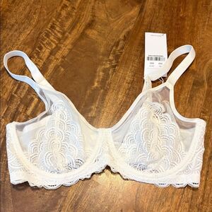 Hsia Mermaid Scales Lace Underwire Bra 36D